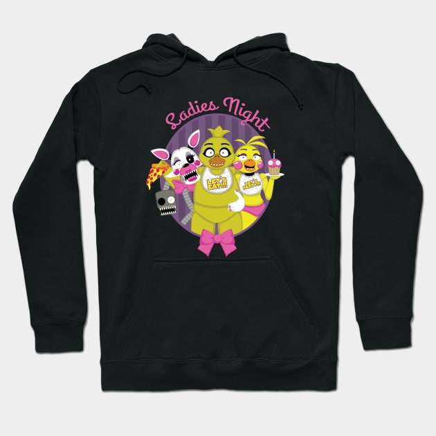 Ladies Night Hoodie by mcoraci